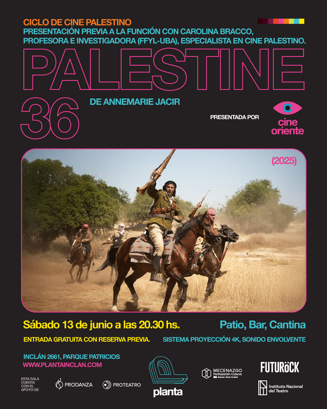 CICLO CINE PALESTINO - Palestine 36 (2025)
